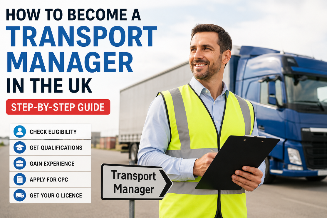 Transport manager with UK truck and CPC guide